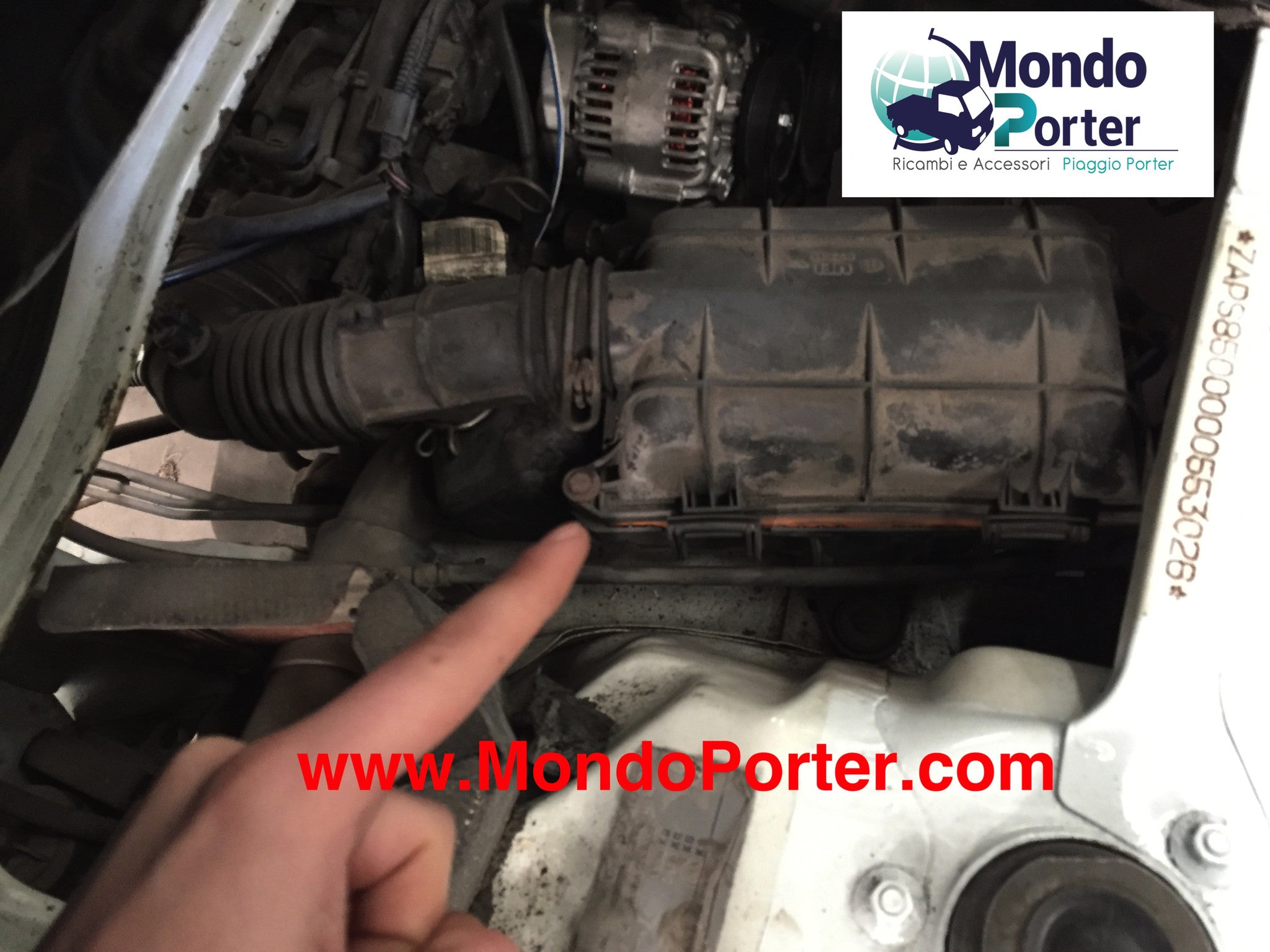 Sostituzione Filtro Aria Piaggio Porter 1.3 16V