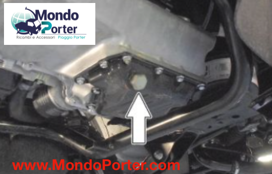 scarico olio motore piaggio porter multitech