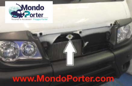 rabbocco acqua impianto raffreddamento piaggio porter