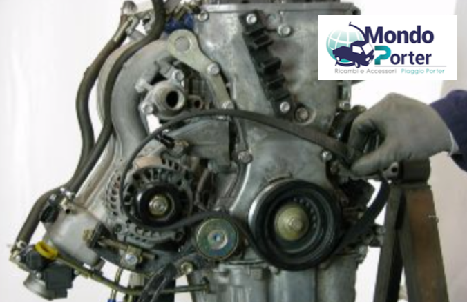 Smontaggio cinghia piaggio porter