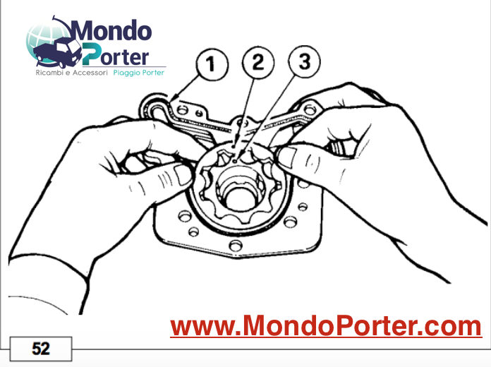 pompa olio piaggio porter 1.4 diesel lombardini
