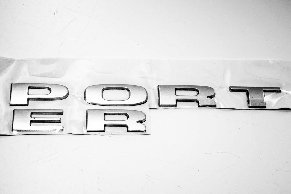 Targhetta Scritta Piaggio Porter