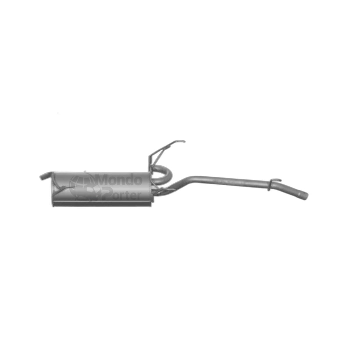 Marmitta Terminale Scarico Piaggio Porter 1.3 Benzina Pick-up 98 al 2000 - Mondo Porter