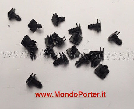 Clips Ancoraggio Cornici e mascherine Piaggio Porter - Mondo Porter