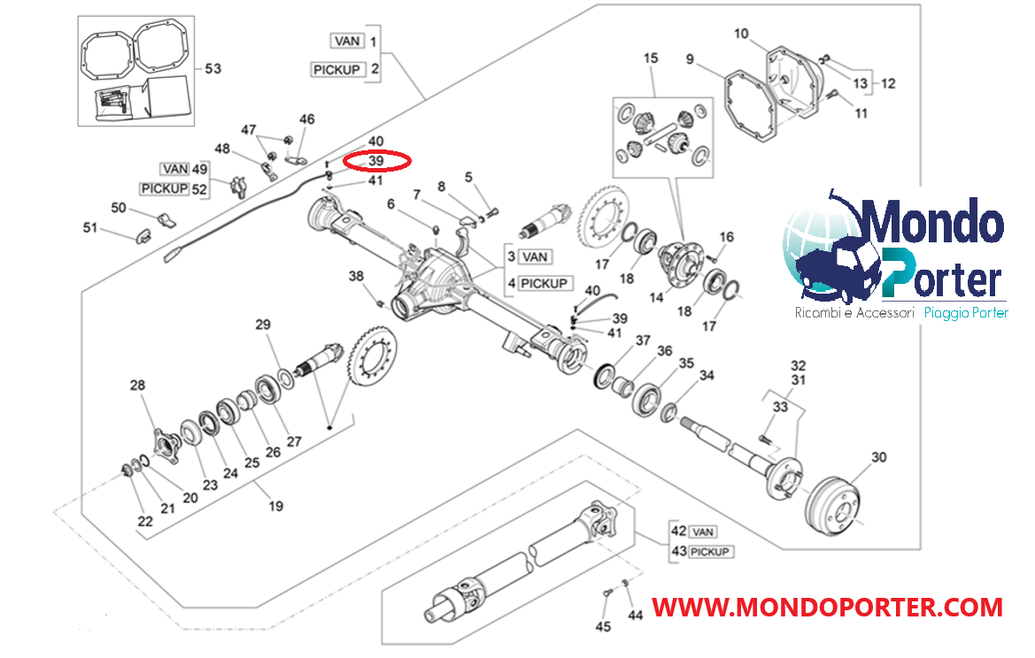 Sensore Posteriore Abs Piaggio Porter Multitech B000526 - Mondo Porter