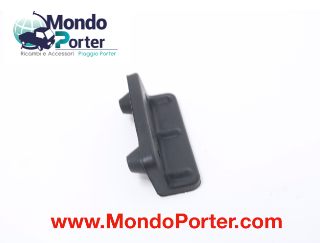 Supporto in Gomma Sponda Anteriore Cassone Piaggio Porter - Mondo Porter