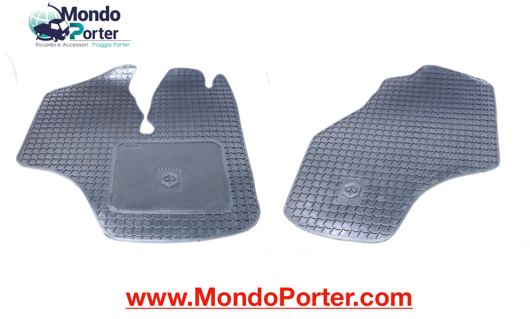Tappetini in Gomma Piaggio Porter - Mondo Porter