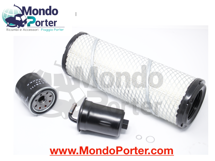 kit Filtri Tagliando Piaggio Porter Multitech - Mondo Porter