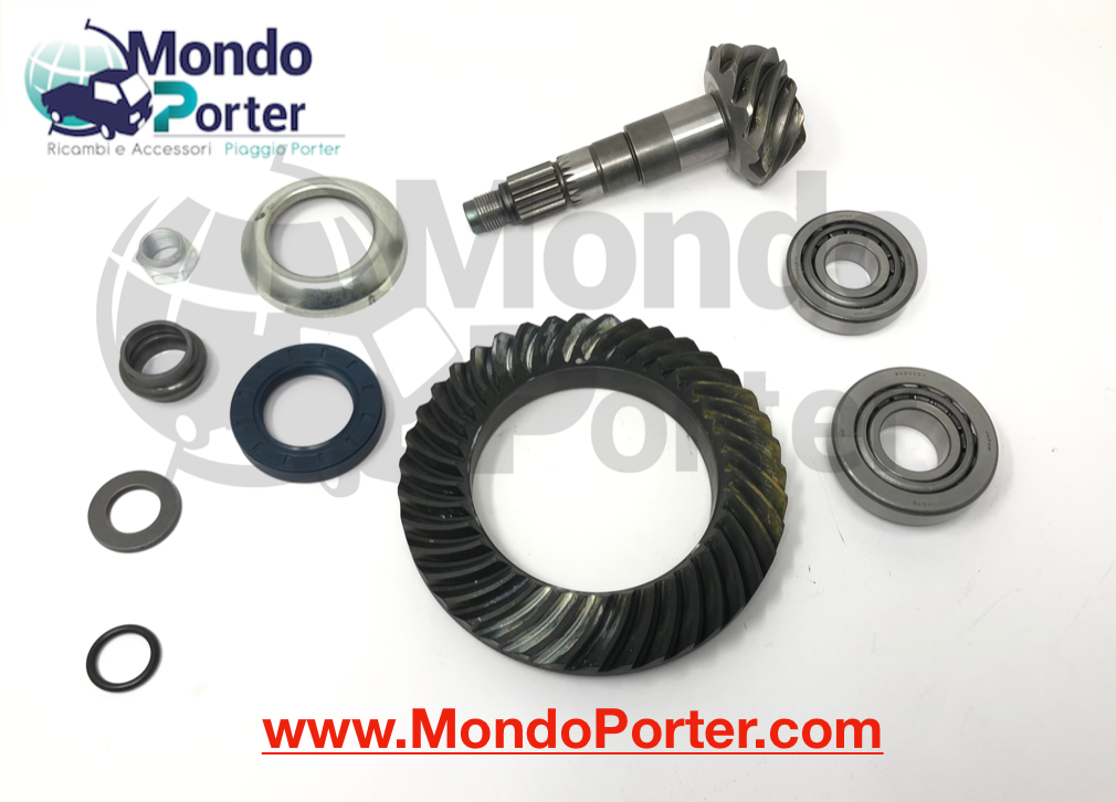 Kit Coppia Conica Piaggio Porter Diesel D120 E5 837218 - Mondo Porter