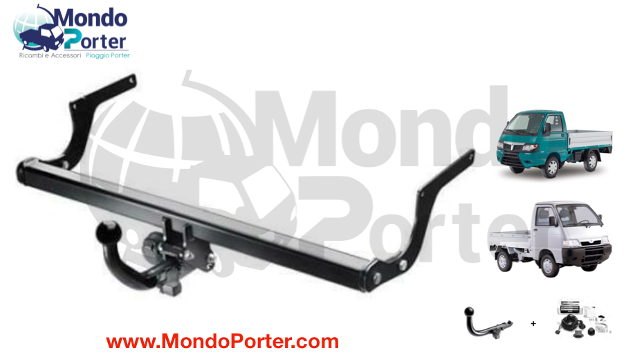 Gancio Traino / Towbar Piaggio Porter - Mondo Porter