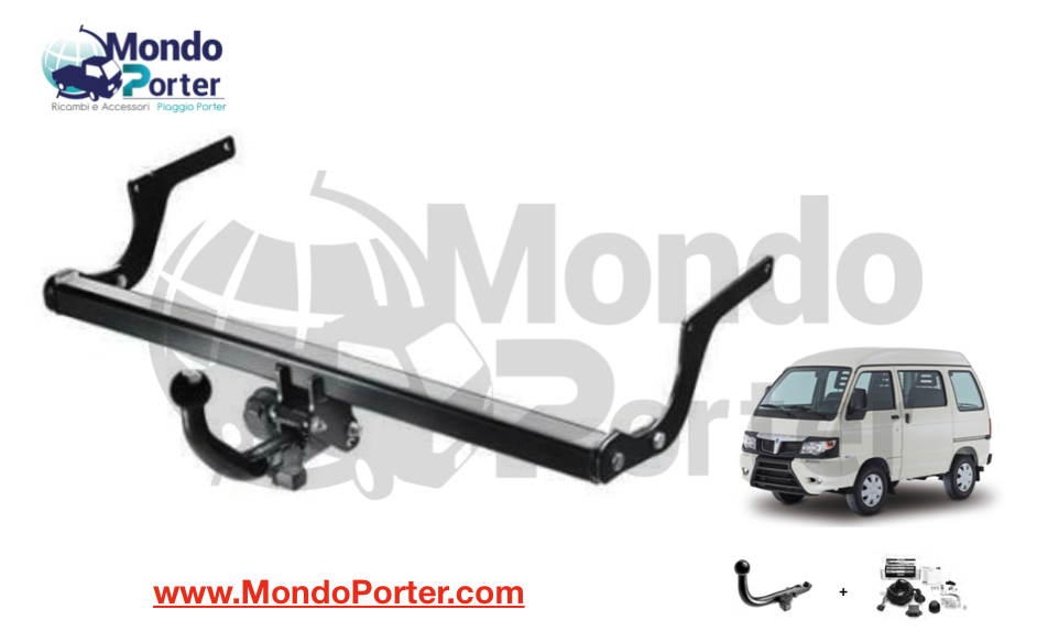 Gancio Traino / Towbar Piaggio Porter Van - Mondo Porter