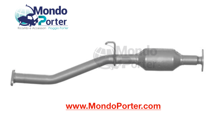 Catalizzatore Marmitta Piaggio Porter 1.3 Benzina 16v dal 98 al 2000 - Mondo Porter