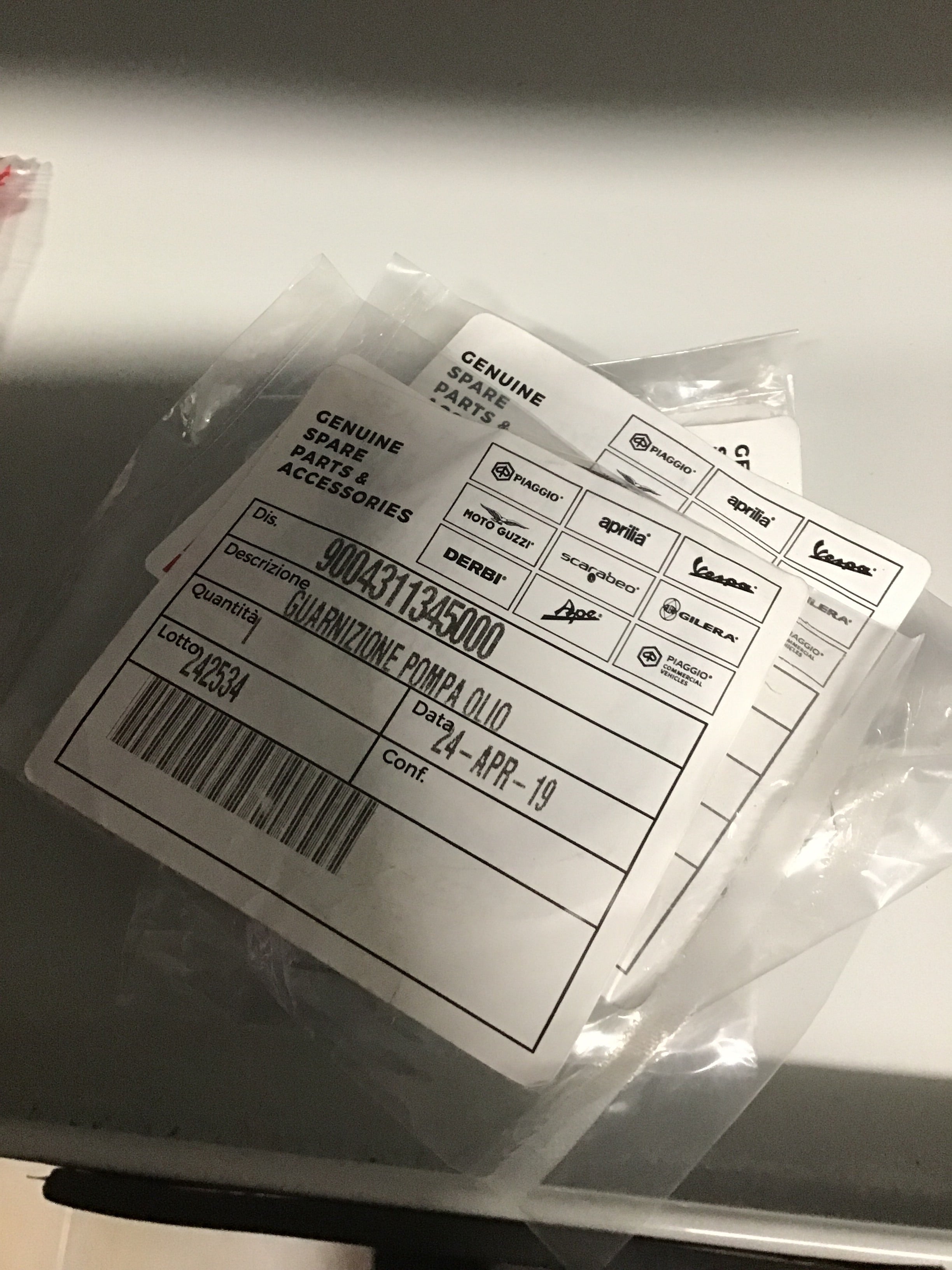 Paraolio pompa olio 9004311345000 - Mondo Porter