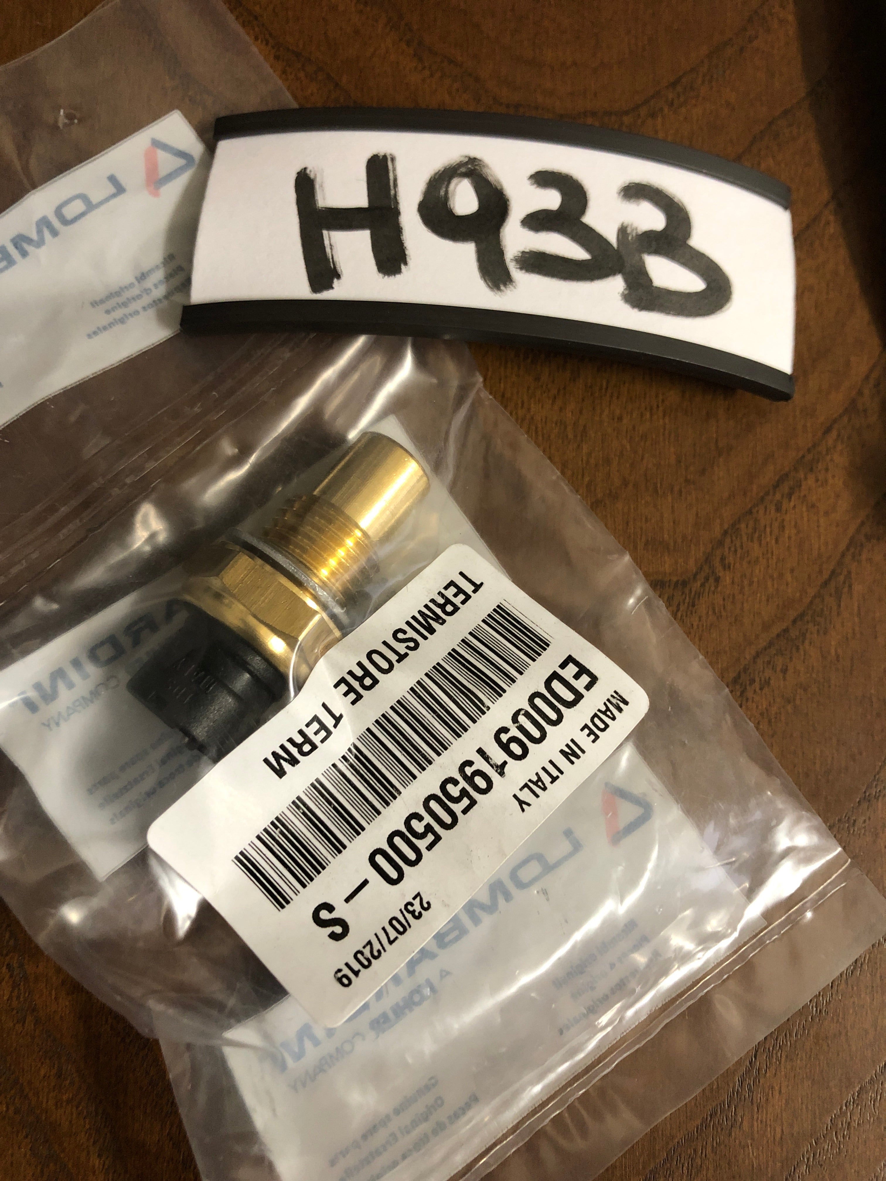 Sensore temperatura porter diesel piccolo nero - Mondo Porter