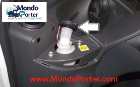serbatoio liquido freni piaggio porter