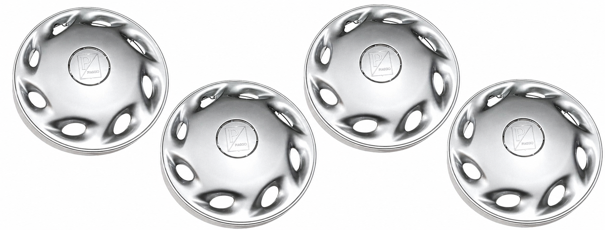Set di 4 Coppette Copriruota / Copri Cerchi Piaggio Porter R 12" Originali - Mondo Porter