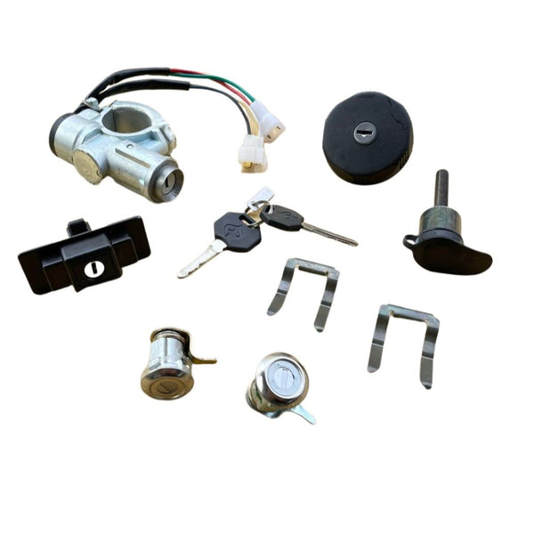 613768 ORIGINALE PIAGGIO KIT SERRATURE AVVIAMENTO APE QUARGO 500 - 4