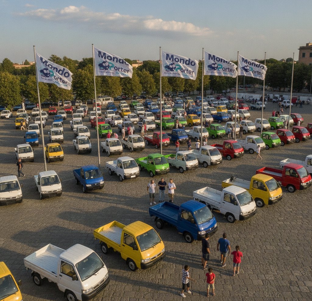 Raduno di Piaggio Porter della community Mondo Porter