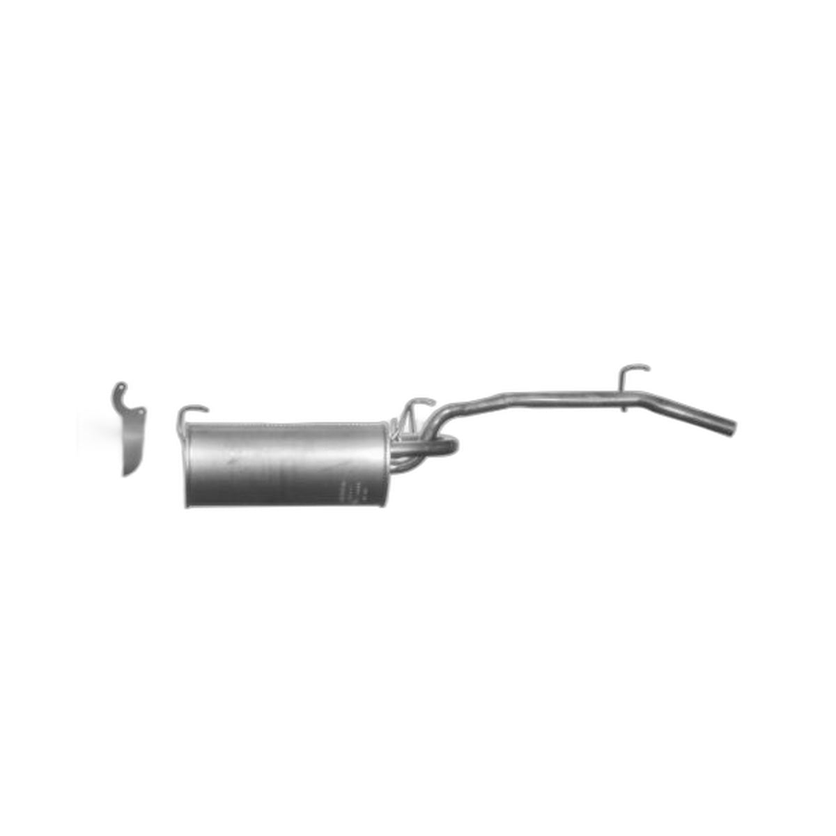 Marmitta Terminale Scarico Piaggio Porter 1.0 Daihatsu CB42