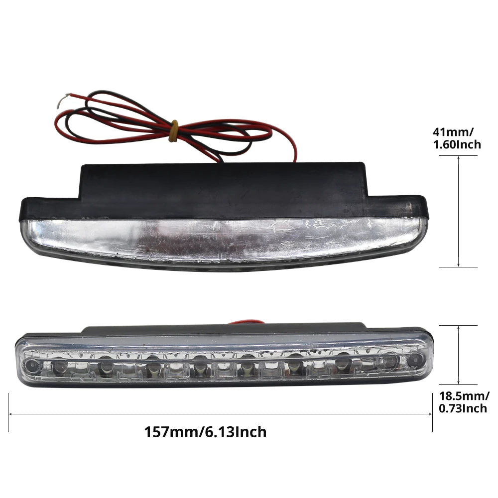 Coppia Fanalini Led Universali 12V x Piaggio Porter