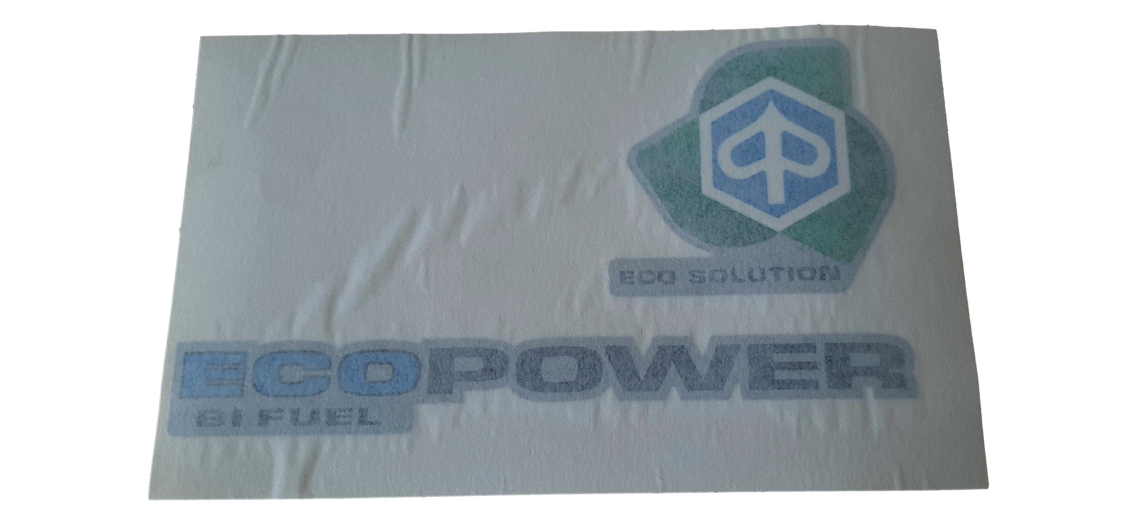 Right sticker Eco Power Piaggio Porter
