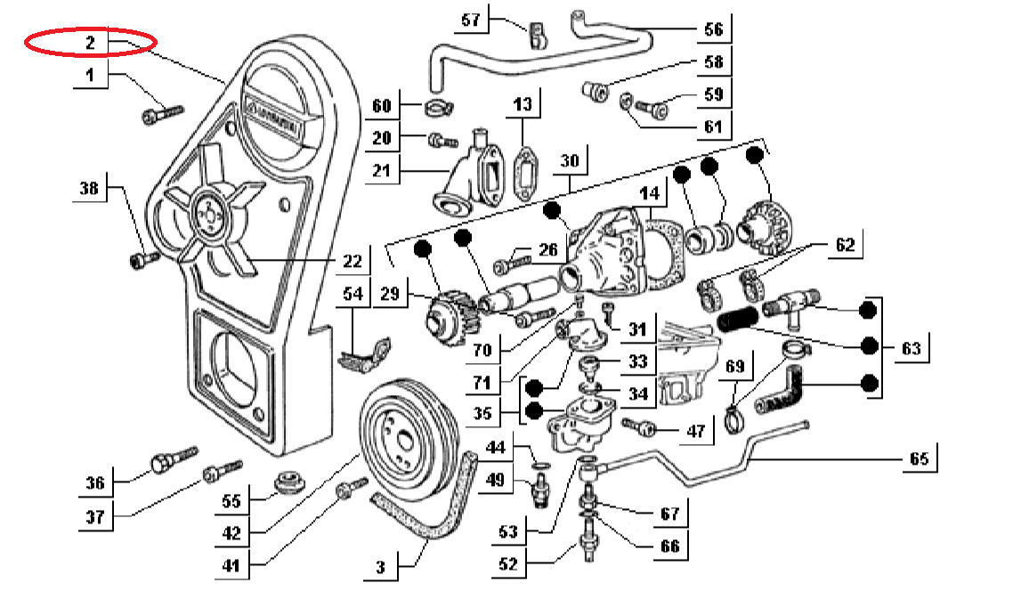 Protezione Cinghia Distribuzione Piaggio Porter Diesel  493184 - Mondo Porter