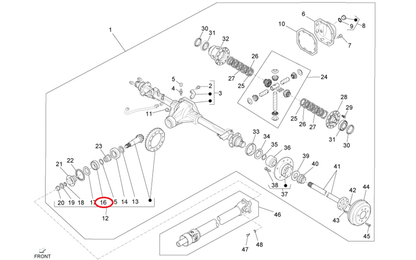 Cuscinetto Differenziale Piaggio Porter Maxxi E4 588317 - Mondo Porter