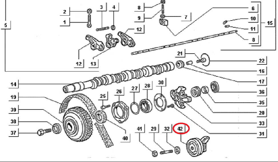 Puleggia Tendicinghia Piaggio Porter 1400 DIESEL 493105 - Mondo Porter