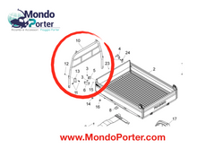 Paracabina Roll Bar  Piaggio Porter 646244 - Mondo Porter