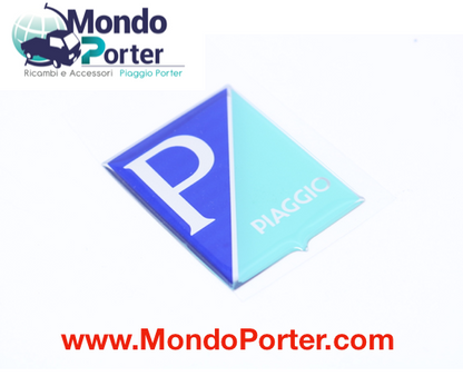 Adesivo Coperchio Volante / Sterzo Piaggio Porter - Mondo Porter