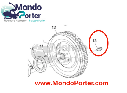 Vite Volano Piaggio Porter Mutitech - Mondo Porter