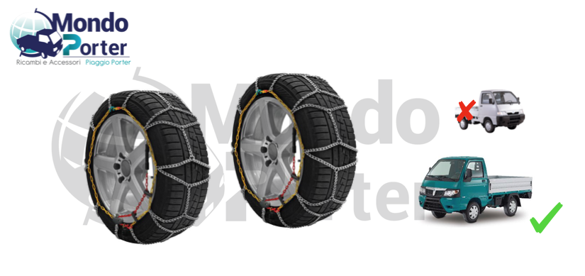 Catene da neve Piaggio Porter 155/80 R 13 '' - Mondo Porter