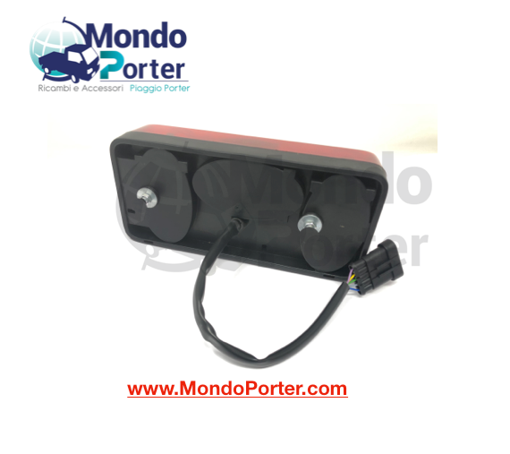 Fanalino Stop Completo Posteriore Sinistro SX Piaggio Porter Maxxi - Mondo Porter