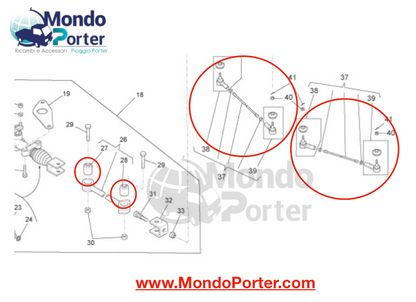 Kit Revisione Sospensione Anteriore Piaggio Porter - Mondo Porter
