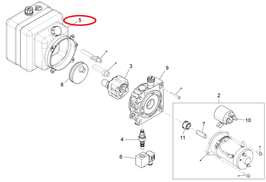 Serbatoio  / Vaschetta Ribaltabile Piaggio Porter Lt. 4 - Mondo Porter