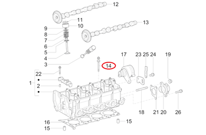 Bullone Testata Piaggio Porter Multitech B010009 - Mondo Porter