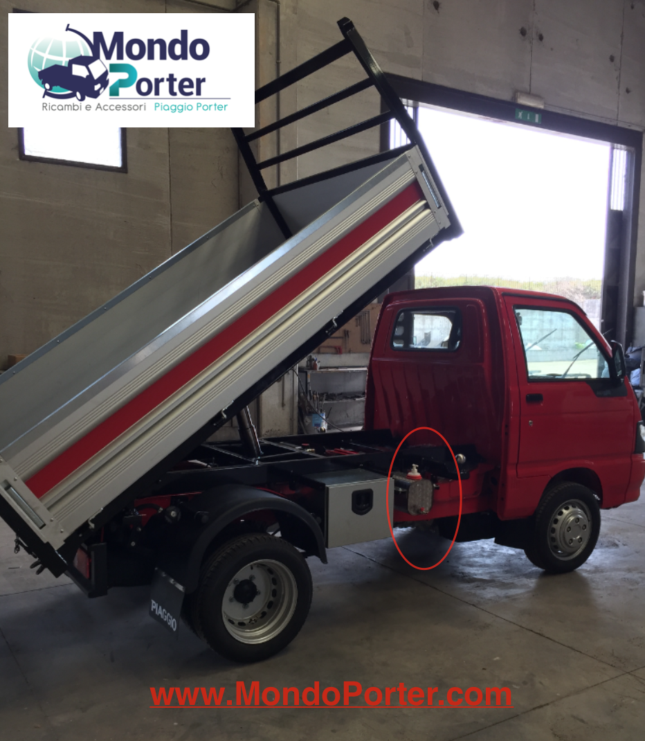 Tanica Acqua Acciaio Inox Piaggio Porter - Mondo Porter