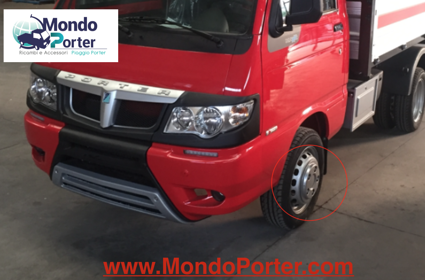 PARAURTI ANTERIORE PER PIAGGIO PORTER MODELLO DAL 1999 AL 2009 CODICE B025688 - L.A. Moto Ricambi