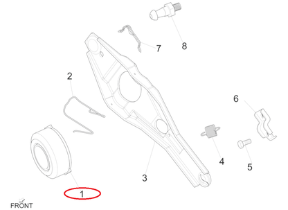 Cuscinetto Spingidisco Frizione Piaggio Porter Multitech E6 2015-2017 1A005162 - Mondo Porter