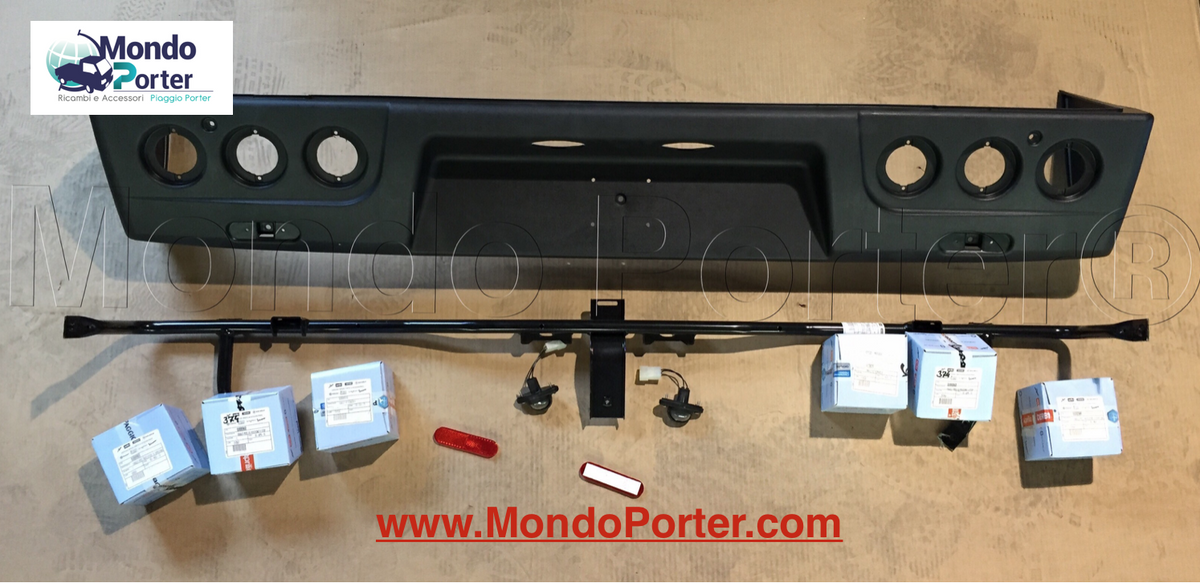 Modification Munion Pak Piaggio Porter Rear Bumper Modification Kit | Porter world