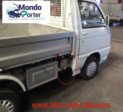Tanica Acqua Acciaio Inox Piaggio Porter - Mondo Porter