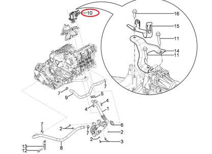 Valvola EGR Piaggo Porter D120 E5 B011660 - Mondo Porter
